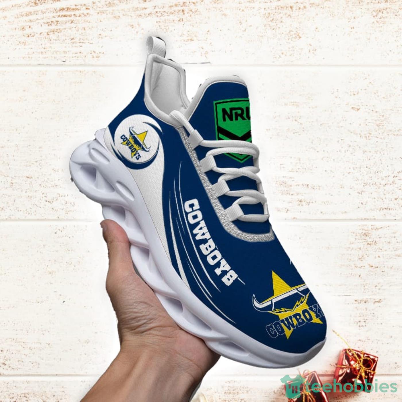 NRL North Queensland Cowboys Max Soul Shoes Sport Sneakers For Men And Women Gift - NRL North Queensland Cowboys Max Soul Shoes Clunky Sneakers V8_2