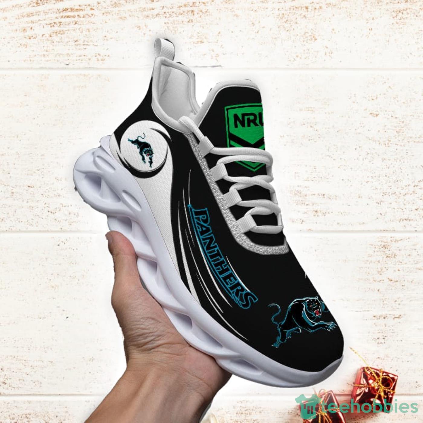 NRL Penrith Panthers Max Soul Shoes Sport Sneakers For Men And Women Gift - NRL Penrith Panthers Max Soul Shoes Clunky Sneakers V8_1