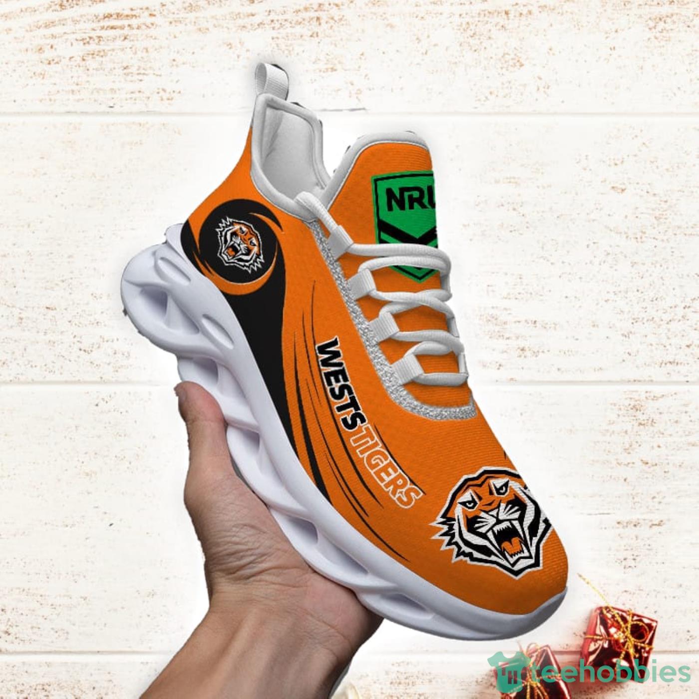NRL Wests Tigers Max Soul Shoes Sport Sneakers For Men And Women Gift - NRL Wests Tigers Max Soul Shoes Clunky Sneakers V8_1
