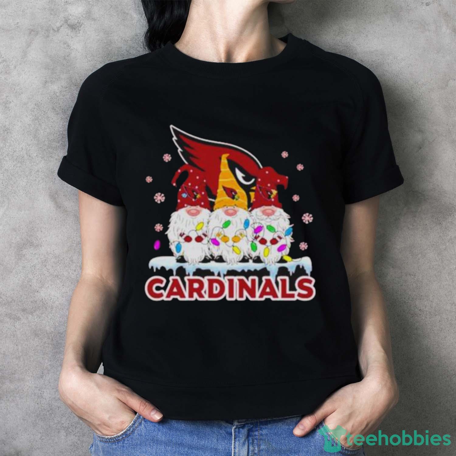 Official Arizona Cardinals Football Gnomes Christmas 2023 shirt - Ladies T-Shirt Official Arizona Cardinals Football Gnomes Christmas 2023 shirt - Ladies T-Shirt