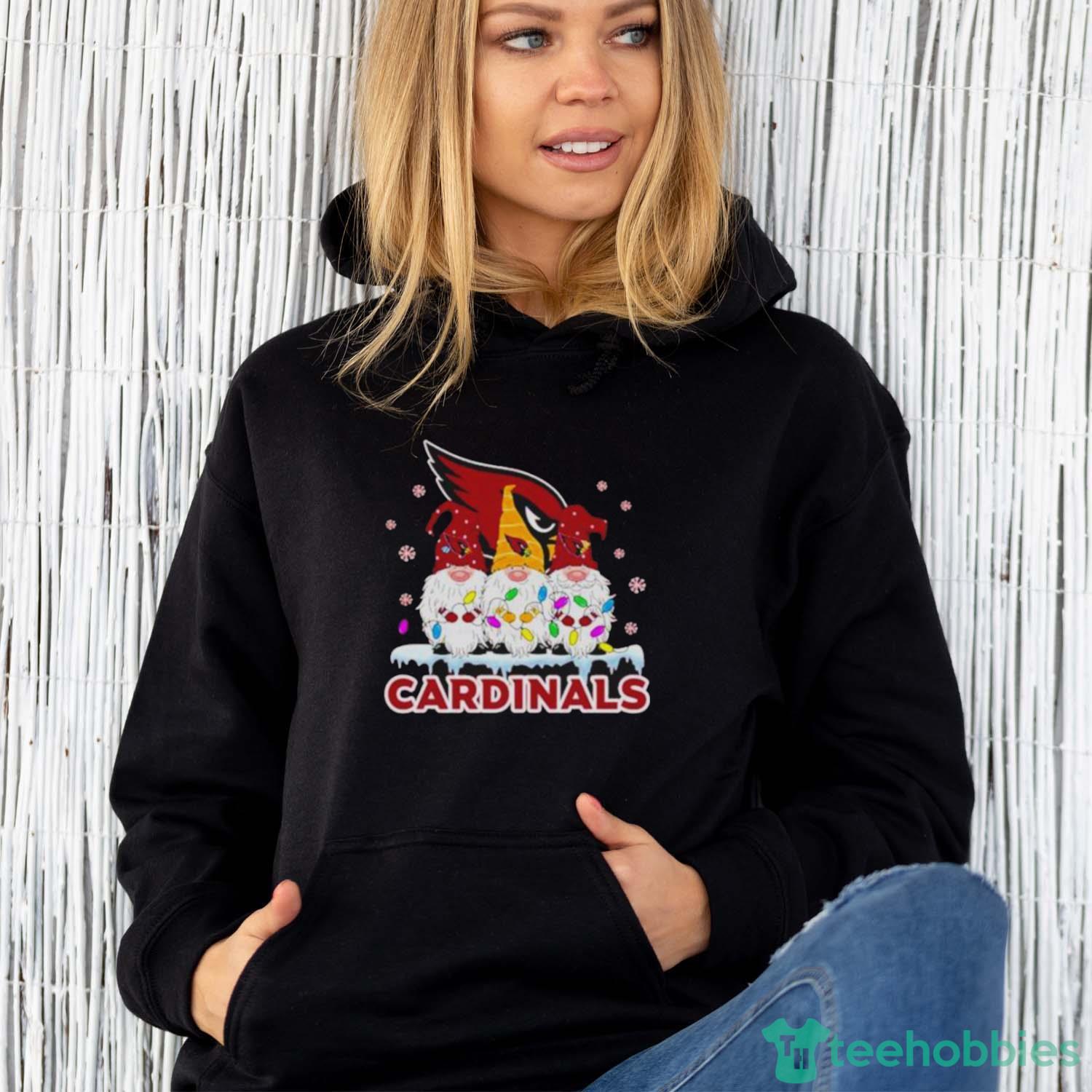 Official Arizona Cardinals Football Gnomes Christmas 2023 shirt - Unisex Hoodie Official Arizona Cardinals Football Gnomes Christmas 2023 shirt - Unisex Hoodie