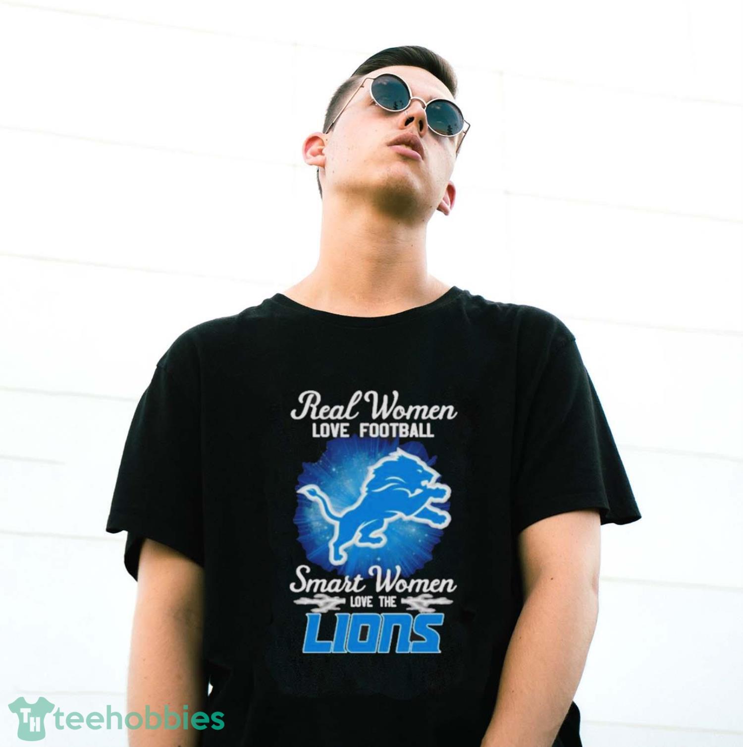 Official Real women love Football smart women love the detroit lions 2023 T shirt image Official Real women love Football smart women love the detroit lions 2023 T-shirt - G500 Gildan T-Shirt