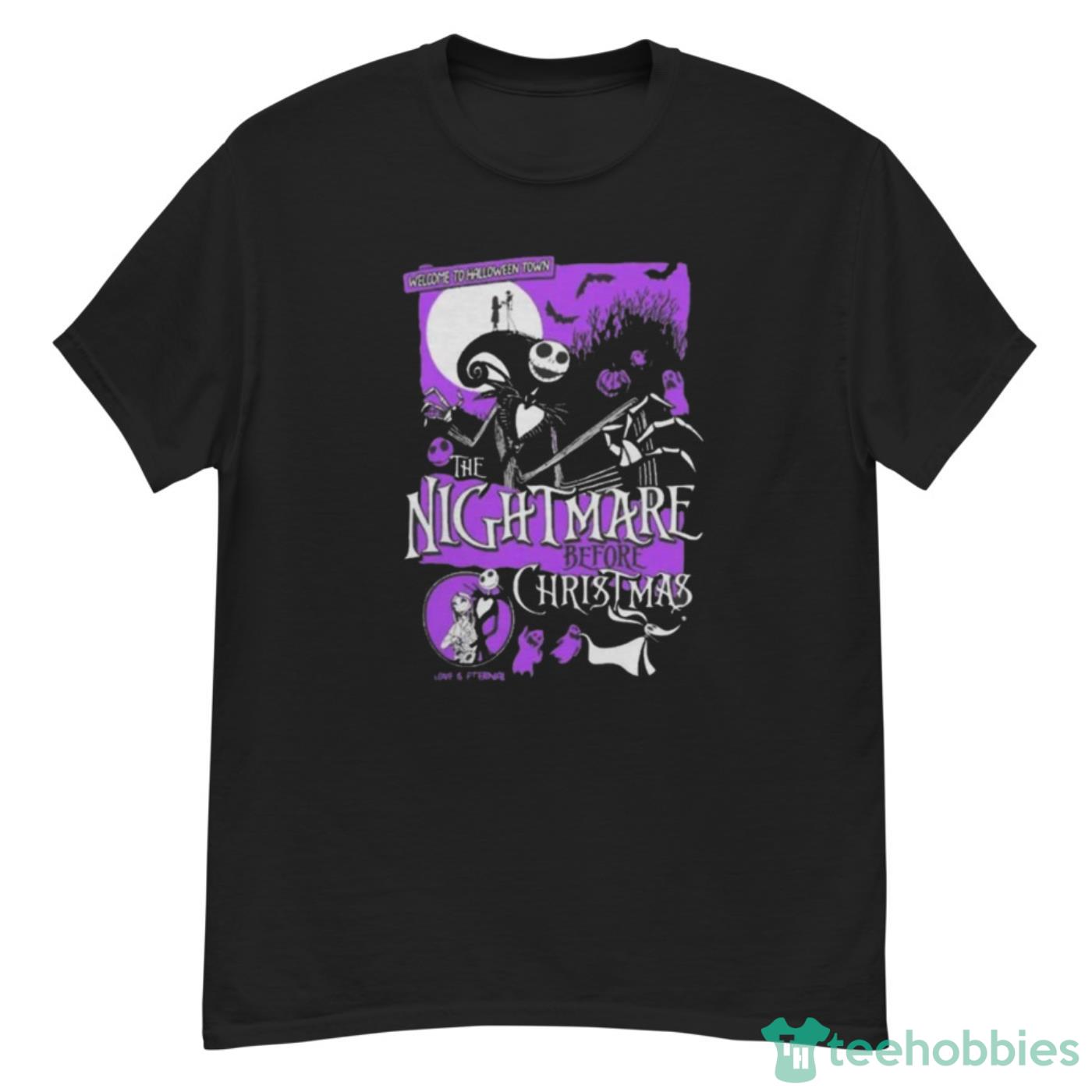 Official Welcome To Halloween Town The Nightmare Before Christmas T-Shirt Cute Gift - G500 Men’s Classic T-Shirt