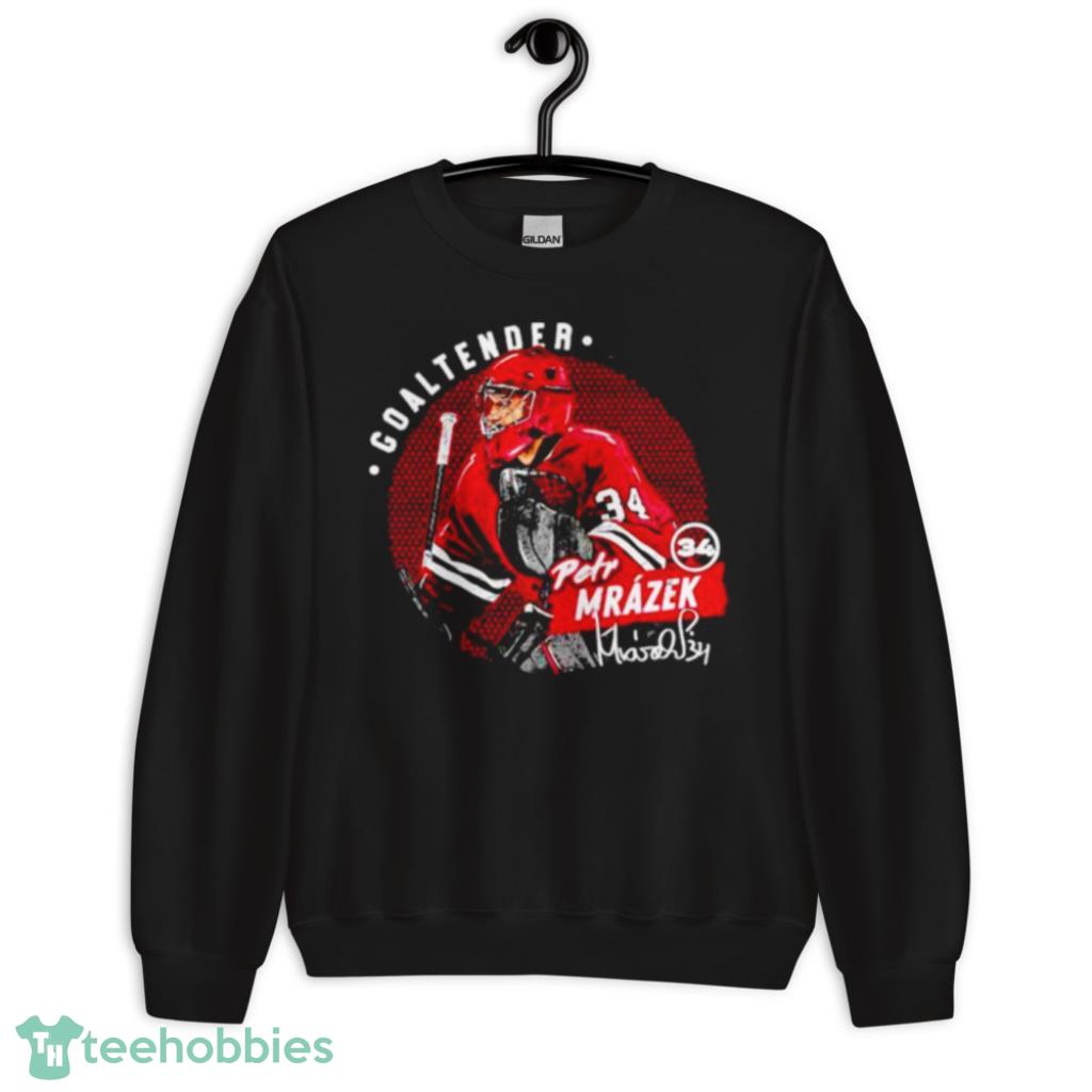 Petr Mrazek Goaltender Chicago Blackhawks Dots Shirt Product Photo 9 Petr Mrazek Goaltender Chicago Blackhawks Dots Shirt Product Photo 9
