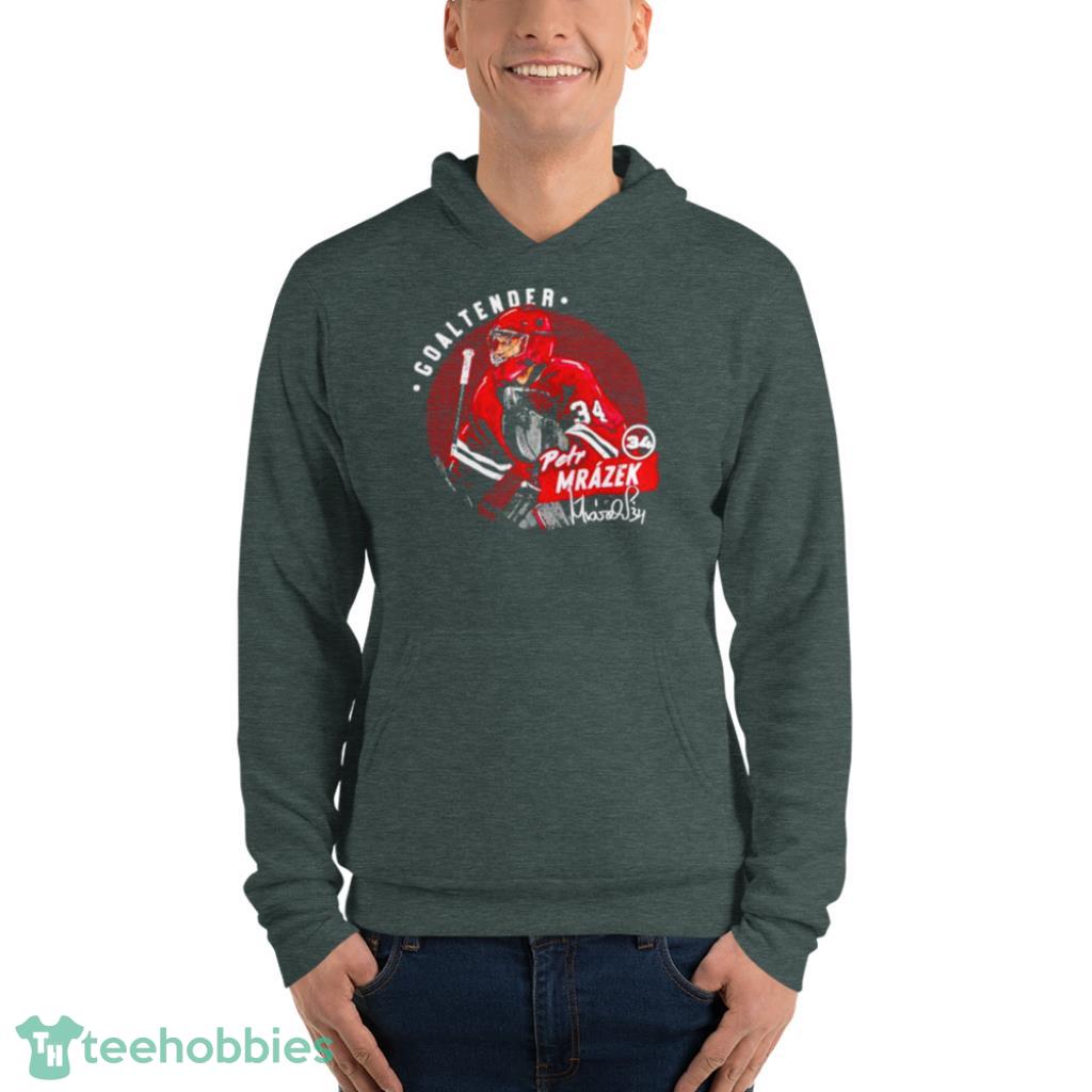 Petr Mrazek Goaltender Chicago Blackhawks Dots Shirt Product Photo 10 Petr Mrazek Goaltender Chicago Blackhawks Dots Shirt Product Photo 10