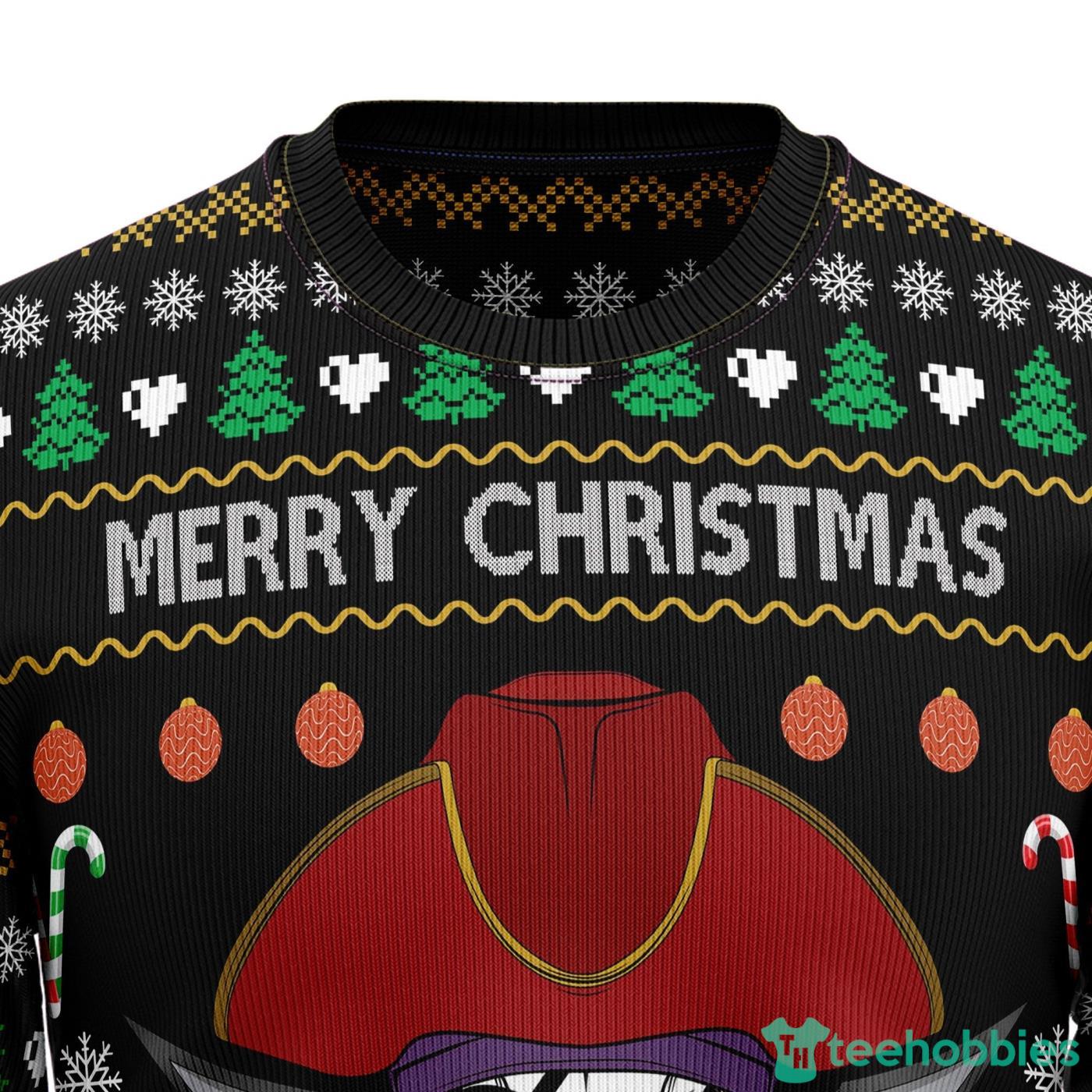 Pirate Skull ChristmasAll Over printed Ugly Christmas Sweater For Men And Women Product Photo 2