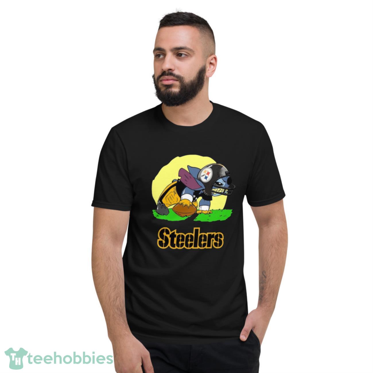 Pittsburgh Steelers Stitch Ready For The Football Battle NFL Shirt - Short Sleeve T-Shirt
