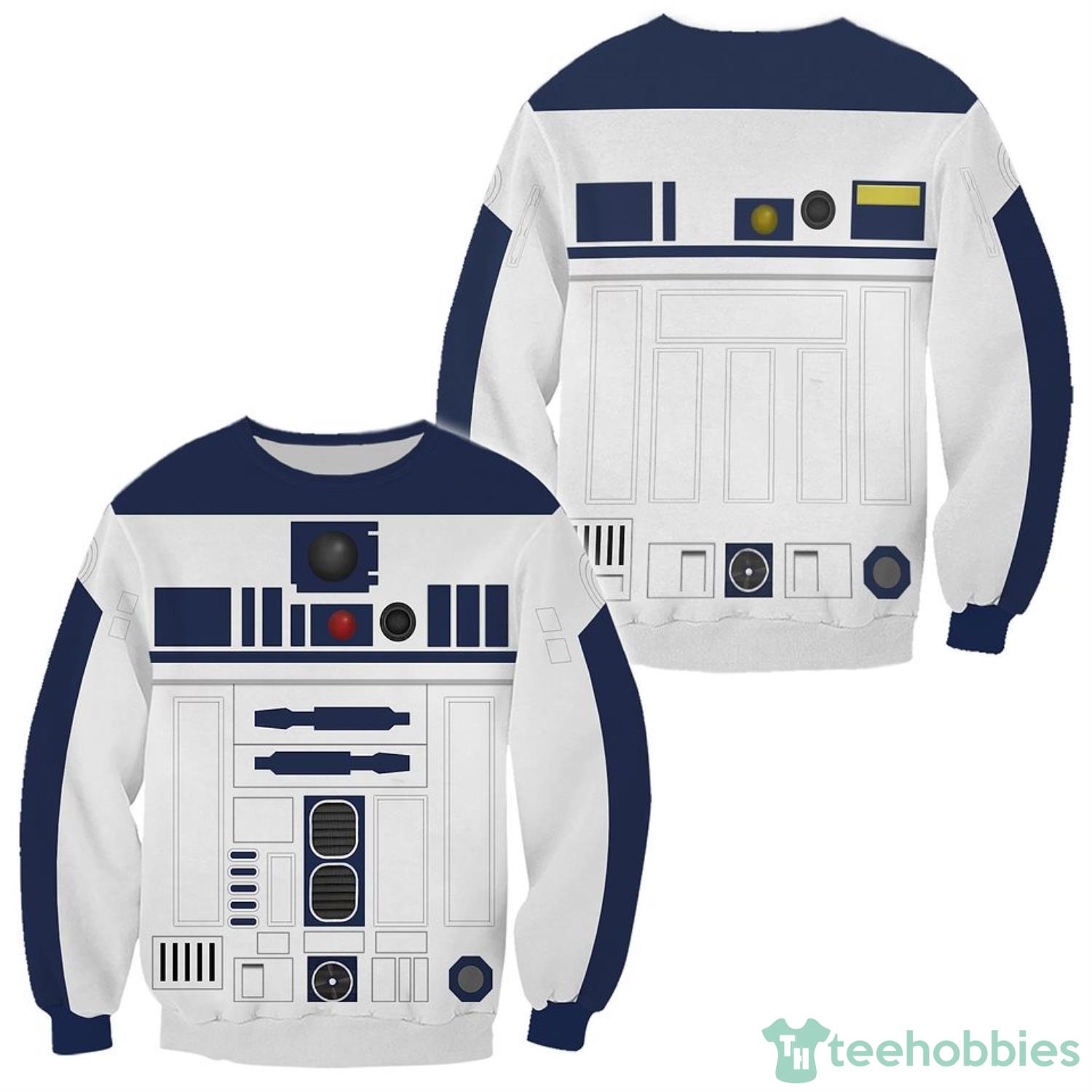 R2D2 3D  Sweater Christmas Family Gift Product Photo 1