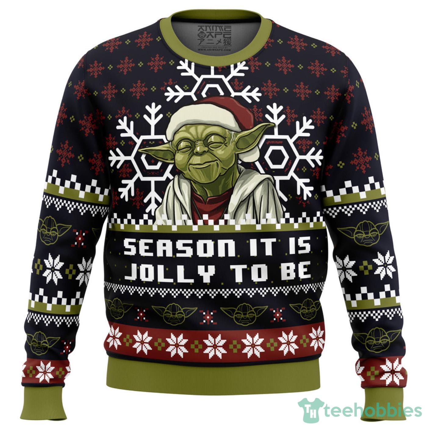 Season Jolly Star Wars All Over printed Ugly Christmas Sweater Product Photo 1
