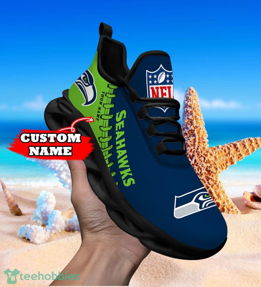 Seattle Seahawks Personalized NFL Max Soul Shoes V2 Gift For Big Fans Product Photo 1