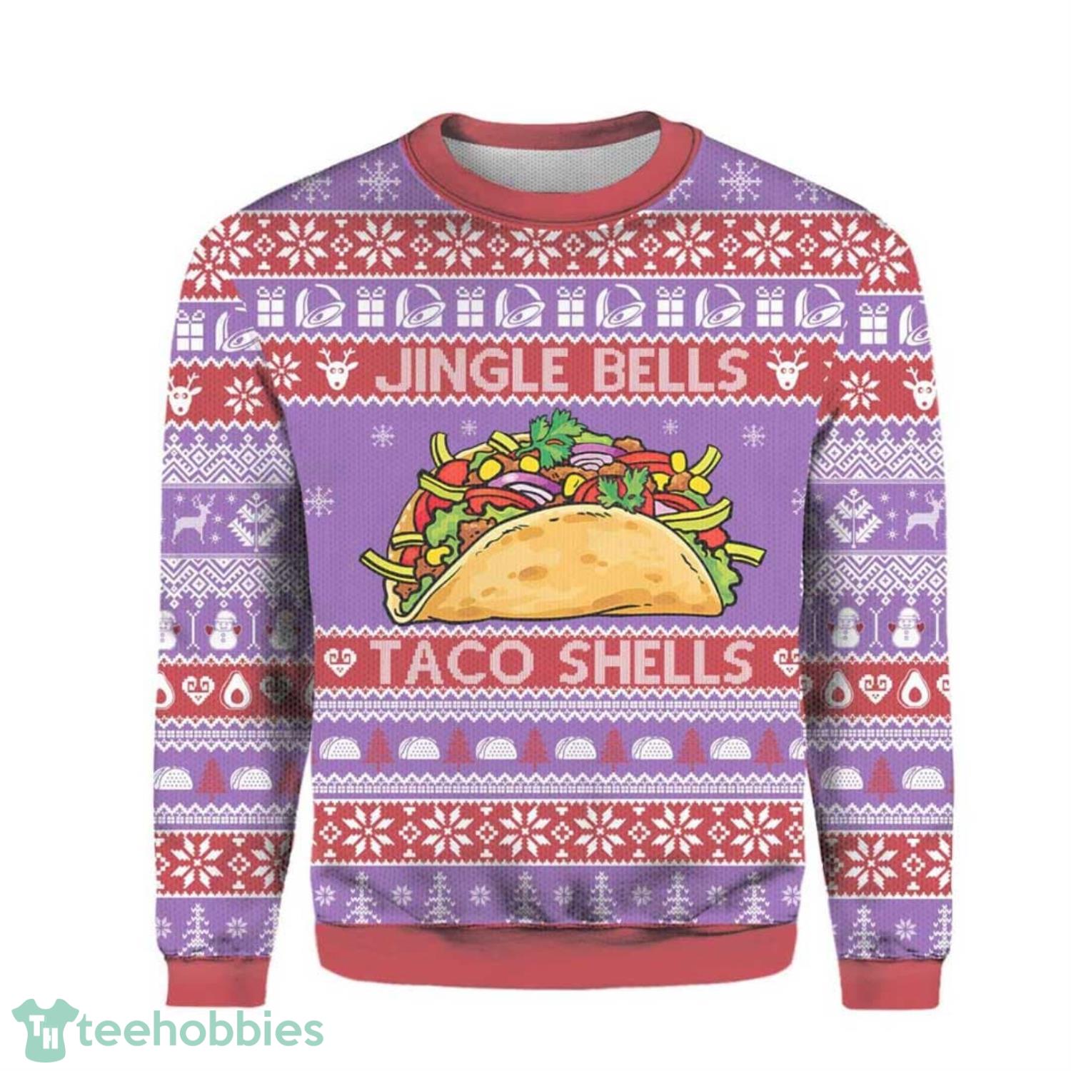 Taco Bell Christmas Ugly Sweater All Over Print Christmas Gift Product Photo 1