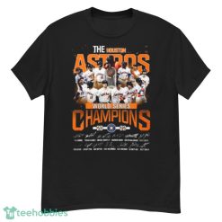 The Houston Astros 2022 World Series Champions Winner Signatures Shirt Product Photo 1