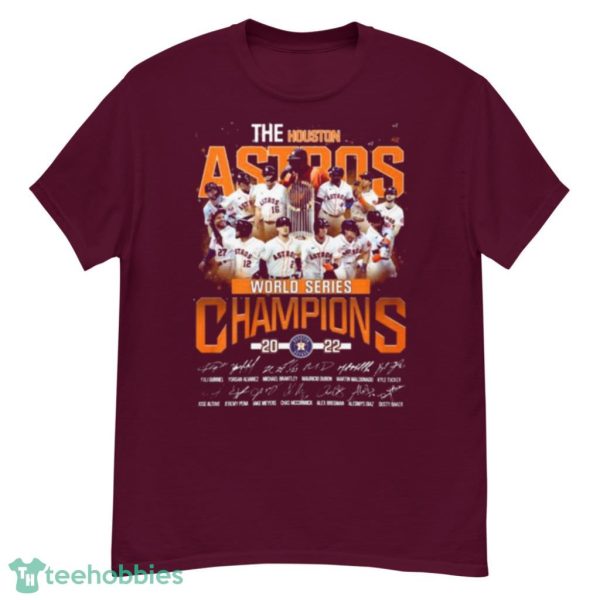The Houston Astros 2022 World Series Champions Winner Signatures Shirt Product Photo 4