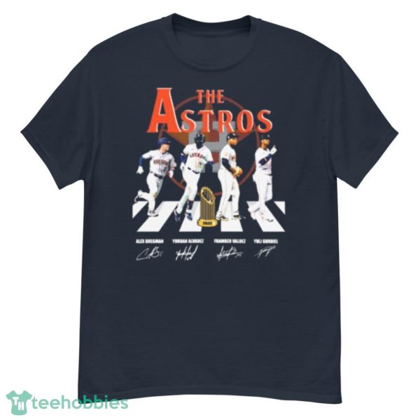 The Houston Astros Abbey Road 2022 Signatures Shirt Product Photo 2