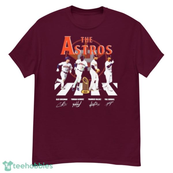 The Houston Astros Abbey Road 2022 Signatures Shirt Product Photo 4