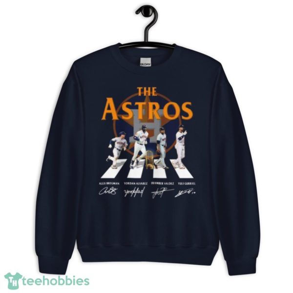 The Houston Astros Abbey Road Alex Bregman Yordan Alvarez Signatures 2022 Shirt Product Photo 7