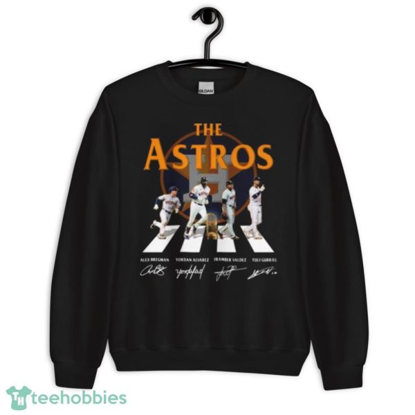 The Houston Astros Abbey Road Alex Bregman Yordan Alvarez Signatures 2022 Shirt Product Photo 8