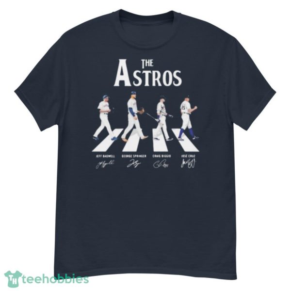 The Houston Astros Baseball Crossing The Line Signatures Shirt Product Photo 2