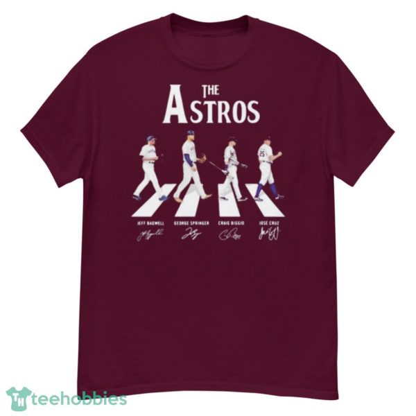 The Houston Astros Baseball Crossing The Line Signatures Shirt Product Photo 4
