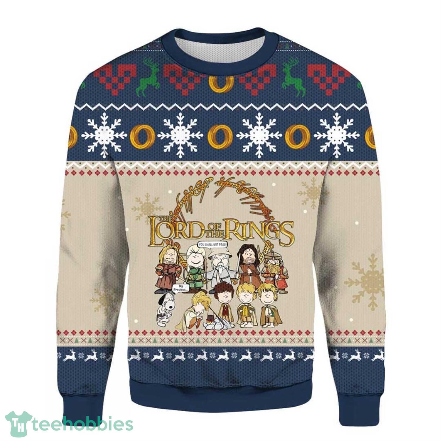 The LOTR Sweater LOTR Fans Ugly Sweater All Over Print Christmas Gift Product Photo 1