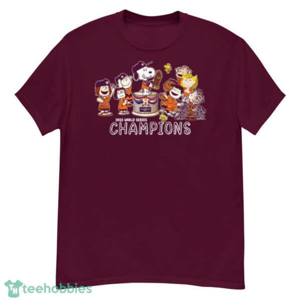 The Peanuts Snoopy And Friend Houston Astros Mlb 2022 World Series Champions Shirt Product Photo 4