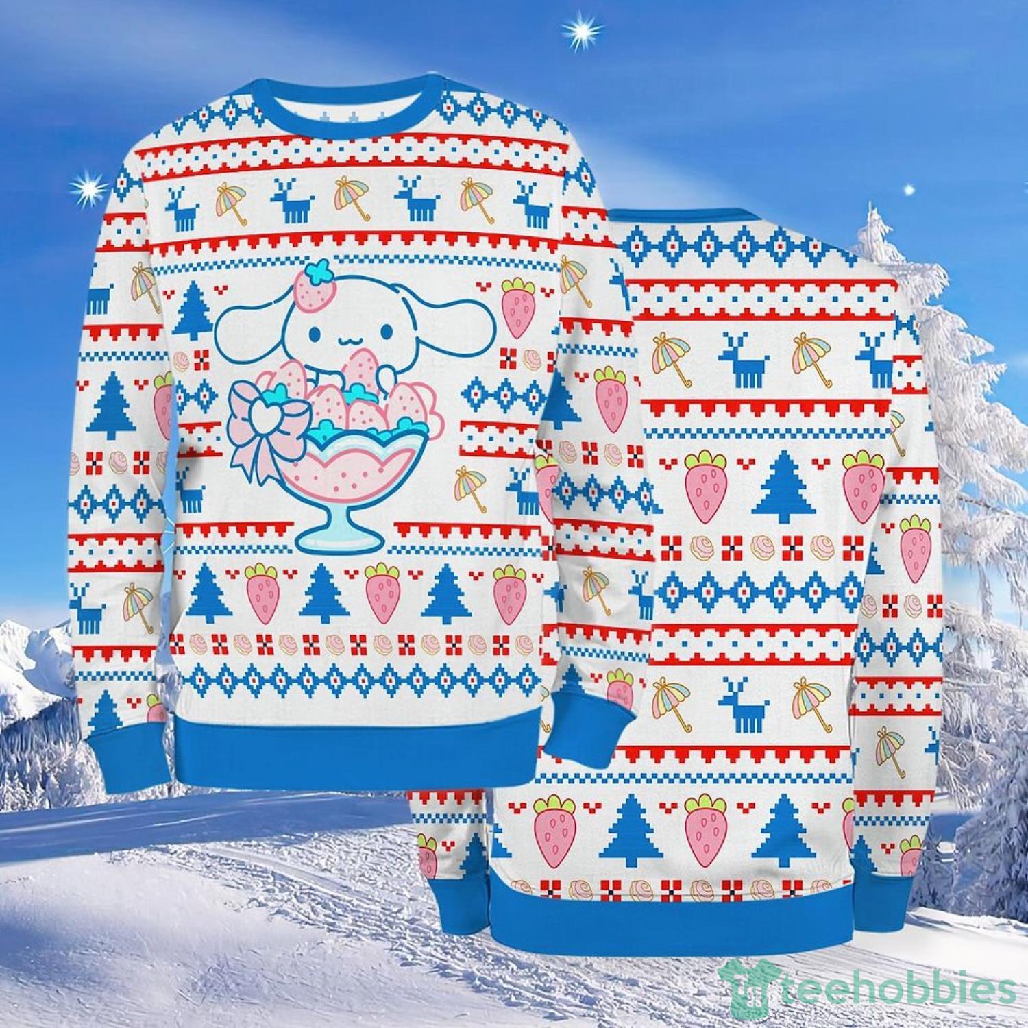 Ugly Christmas Sweater Christmas Family Gifts Characters Cartoon Product Photo 1