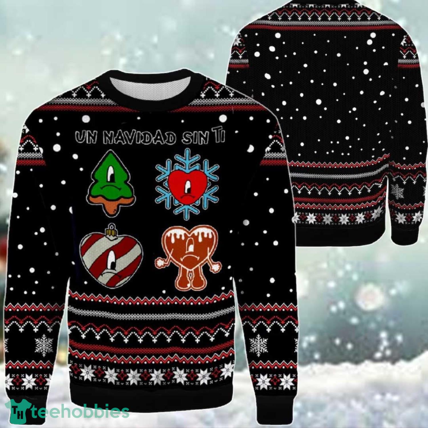 Un Verano Sin Ti Bad Bunny Ugly Sweater All Over Print Christmas Gift Product Photo 1