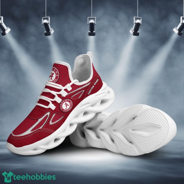 Alabama Crimson Tide NCAA Custom Name Max Soul Shoes Running Sports Sneakers Gift For Sport Lovers Product Photo 2