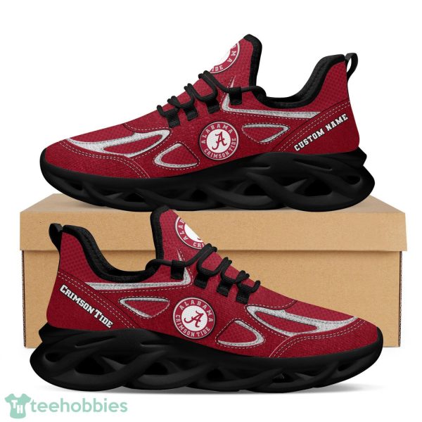 Alabama Crimson Tide NCAA Custom Name Max Soul Shoes Running Sports Sneakers Gift For Sport Lovers Product Photo 4