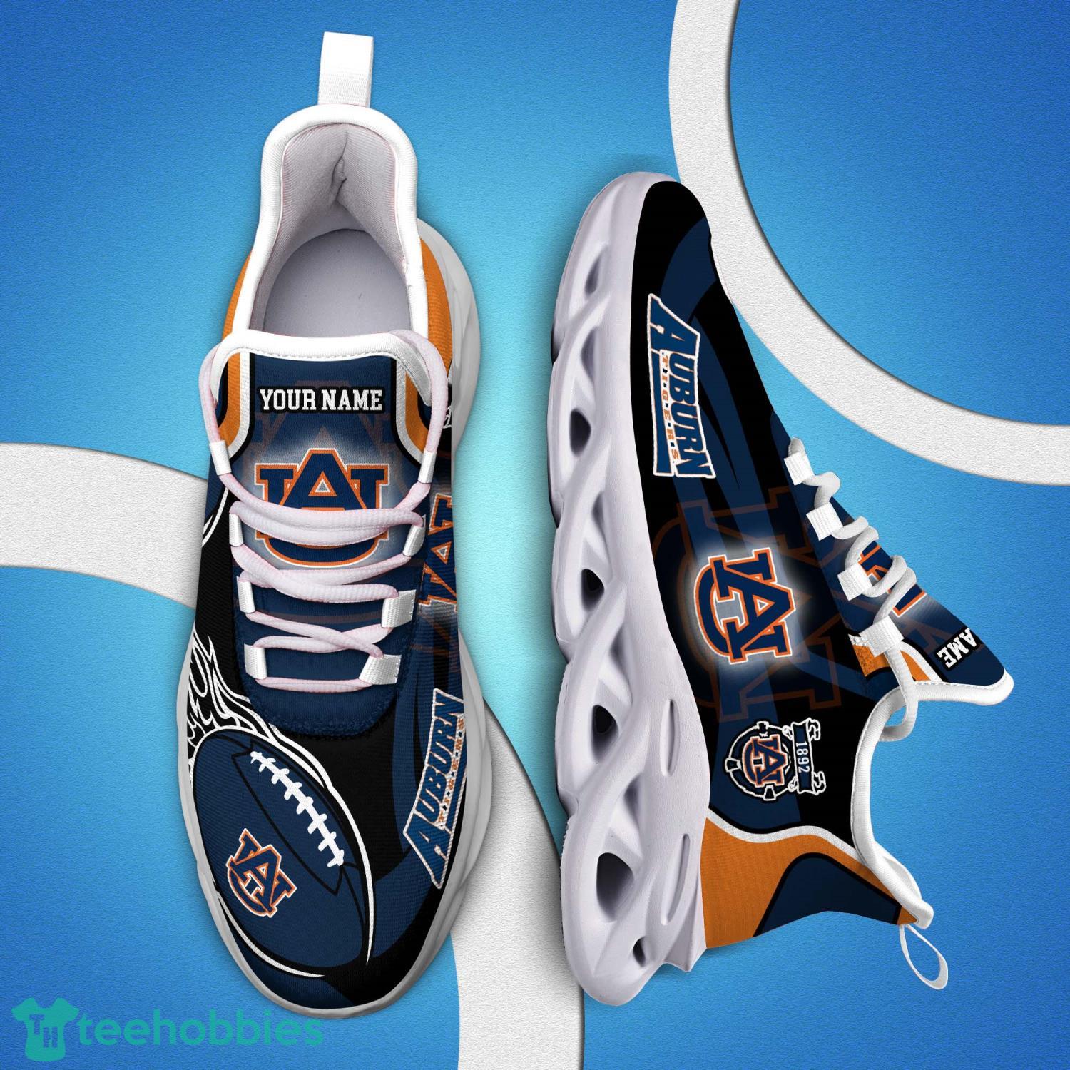 Auburn Tigers Sport Sneakers Personalized Name Max Soul Shoes Product Photo 1