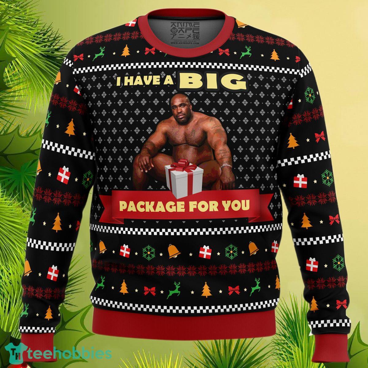 Big Package Barry Wood Meme Ugly Christmas Sweater Impressive Gift For Men  And Women