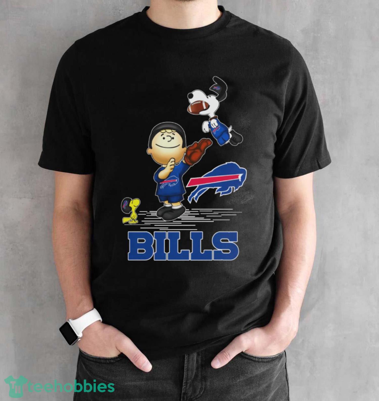Buffalo Bills The Peanuts Sport Fans Christmas Shirt Gift For Christmas - Black Unisex T-Shirt