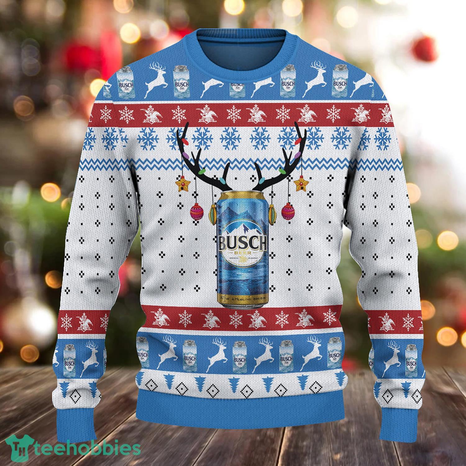 Busch Beer 3D All Over Printed Ugly Christmas Sweater Christmas Gift For Family Product Photo 1