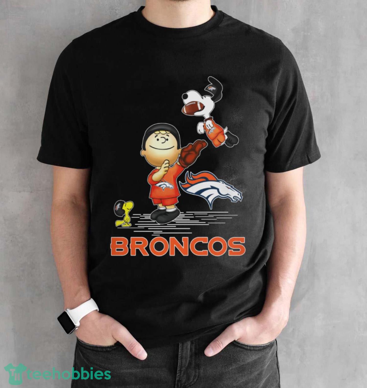 Denver Broncos The Peanuts Sport Fans Christmas Shirt Gift For Christmas - Black Unisex T-Shirt