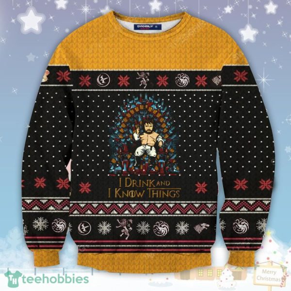 Drink 3d Printed Ugly Sweater Christmas Gift For Men And Women Product Photo 1