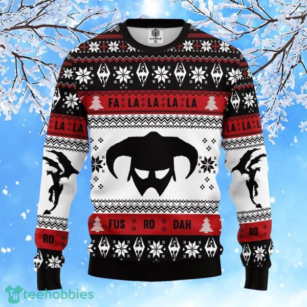 Elder Scrolls Ugly Christmas Sweaters 3D Unisex Gift Product Photo 1