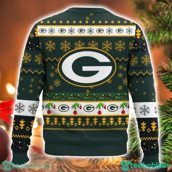 Green Bay Packers Stole My Heart Ugly Chrsitmas Sweater Christmas Gift Ideas Men And Women Sweater Product Photo 2