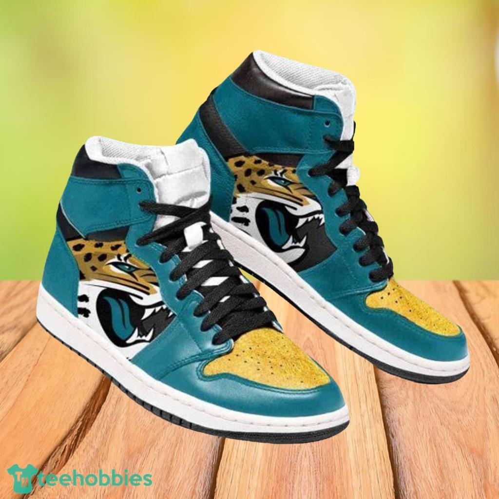 Jacksonville Jaguars Nfl Football V32 Sneakers Air Jordan Hightop Sneaker Shoes Product Photo 1