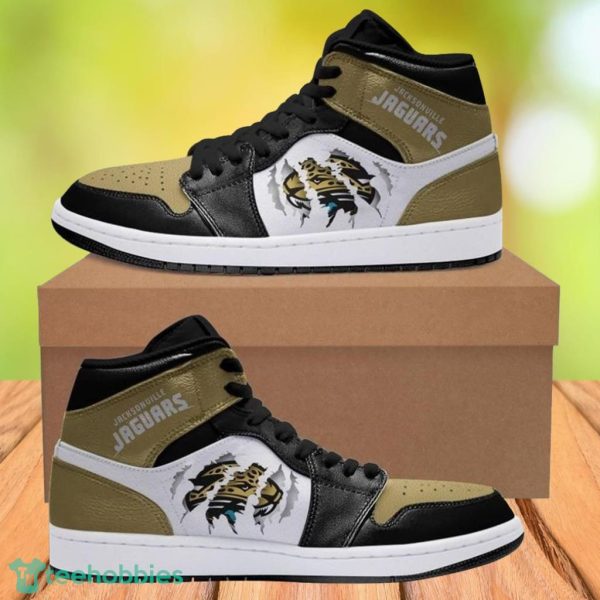 Jacksonville Jaguars NFL Jordan Shoes Sport Custom Jordan Shoe Sneaker Product Photo 1