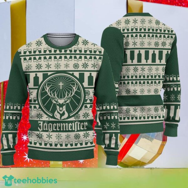 Jagermeister Beer Ugly Christmas Sweater Style Gift For Men And Women Product Photo 1