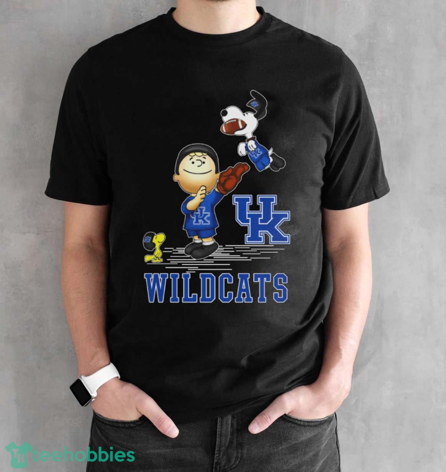 Kentucky Wildcats The Peanuts Sport Fans Christmas Shirt Gift For Christmas - Black Unisex T-Shirt