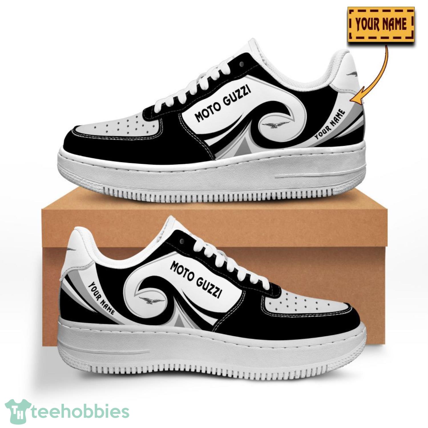 Motor Guzzi Air Force Shoes For Men And Women Custom Name image Motor Guzzi Air Force Shoes For Men And Women Custom Name Product Photo 2