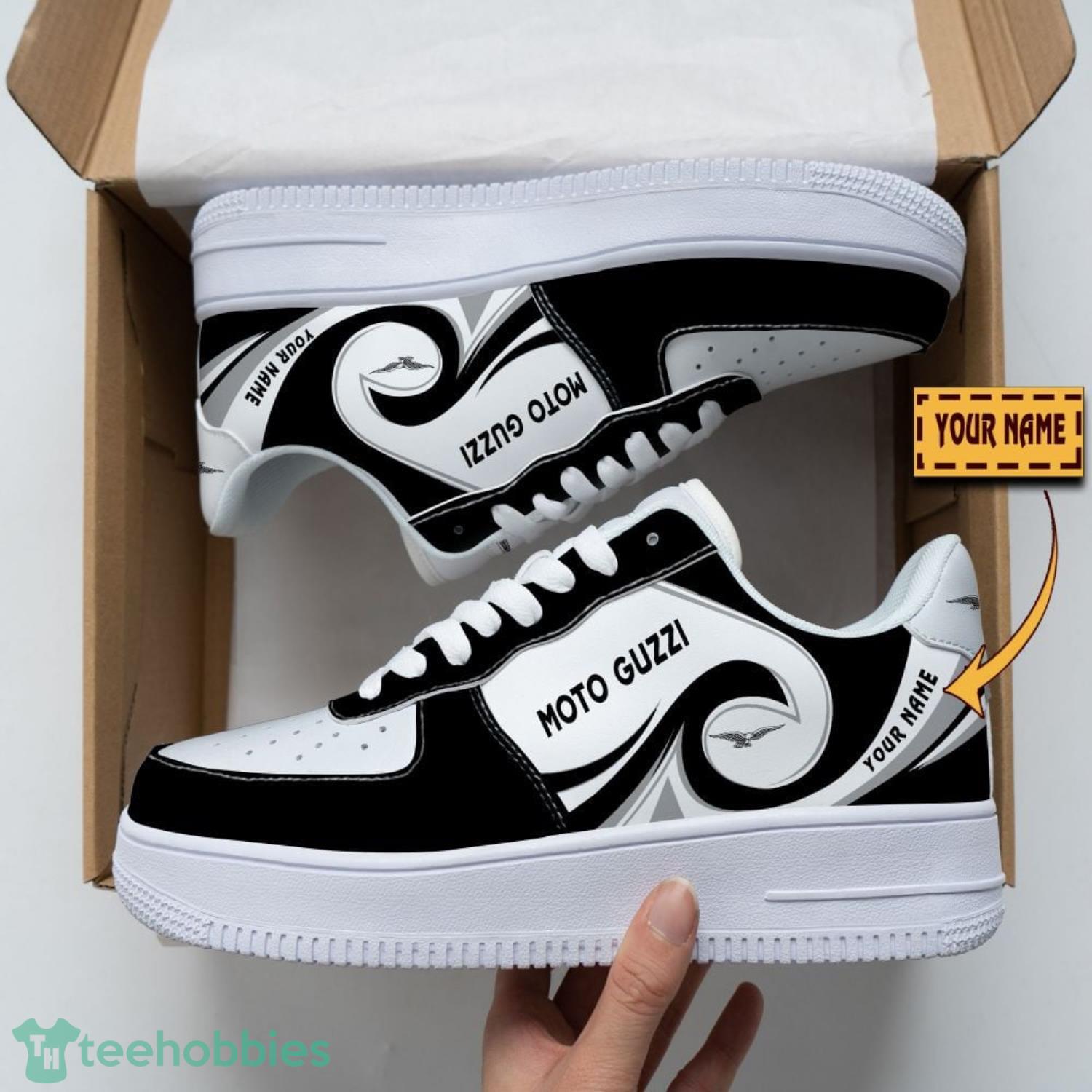 Motor Guzzi Air Force Shoes For Men And Women Custom Name image Motor Guzzi Air Force Shoes For Men And Women Custom Name Product Photo 1