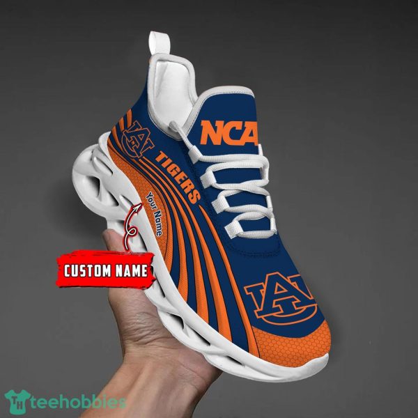 NCAA Sneakers Auburn Tigers Running Sneakers Custom Name Max Soul Shoes Product Photo 4