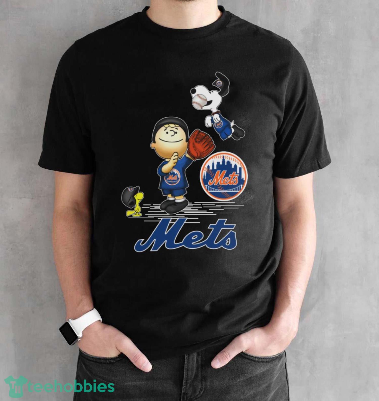 New York Mets The Peanuts Sport Fans Christmas Shirt Gift For Christmas - Black Unisex T-Shirt