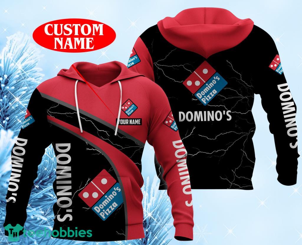 Personalized Domino s Pizza Red And Black Logo Hoodie 3D All