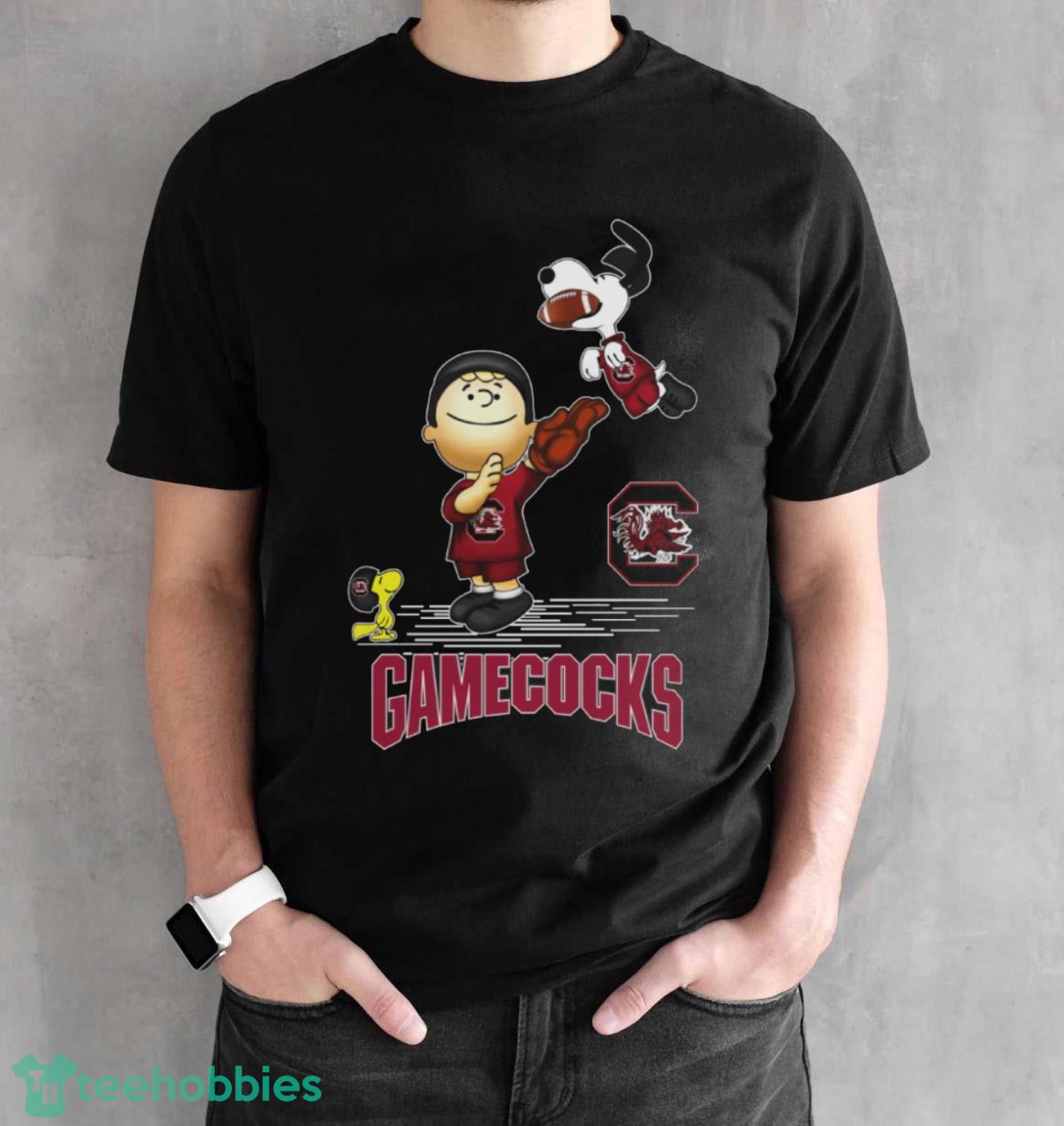 South Carolina Gamecocks The Peanuts Sport Fans Christmas Shirt Gift For Christmas - Black Unisex T-Shirt