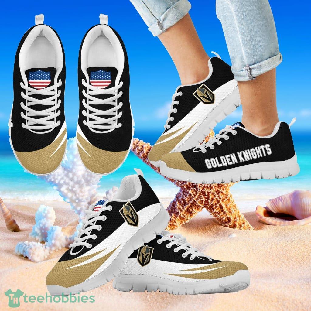 Awesome Gift Logo Vegas Golden Knights Sneakers Product Photo 1