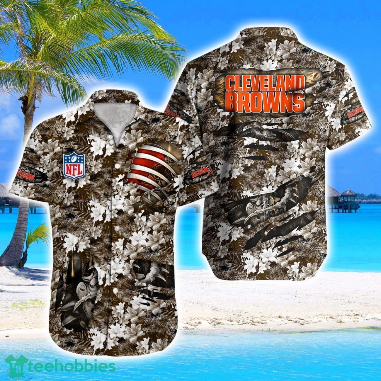 Cleveland Browns NFL Fans Hawaiian Shirt For Men And Women Holiday Gift Product Photo 1