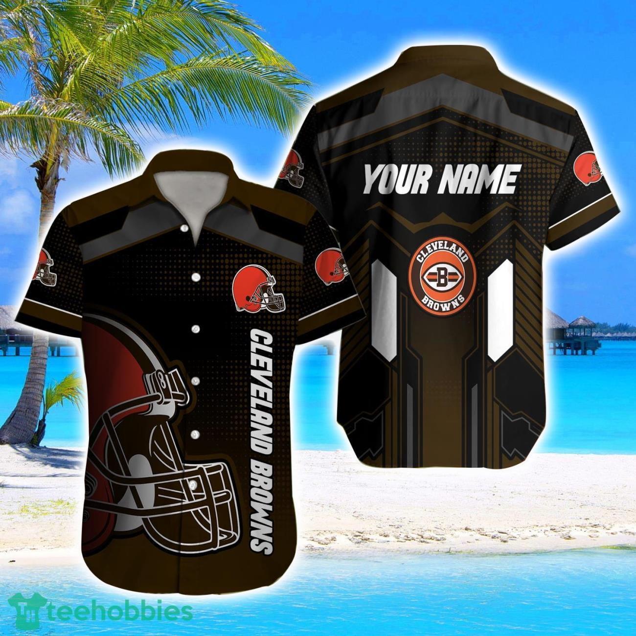 Cleveland Browns NFL Hawaii Shirt Custom Name For Big Fans Product Photo 1